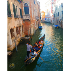 Venice Gondola Ride1 Matte 11x14 Poster
